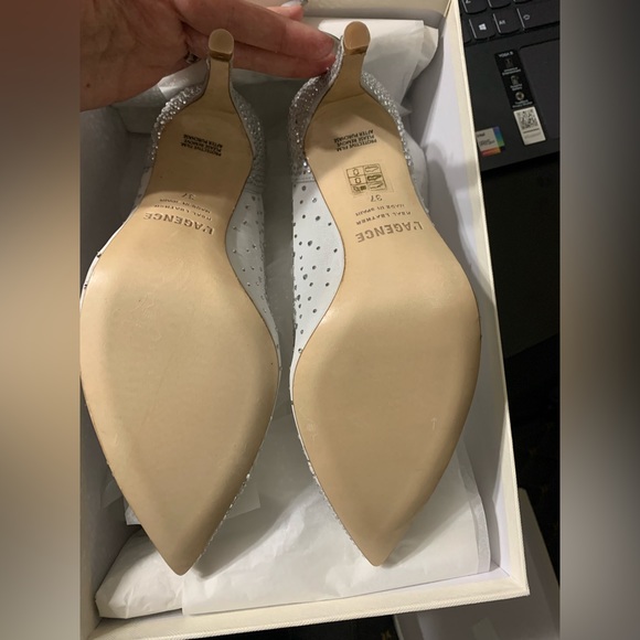 Silver L’agence Heels - Picture 3 of 4